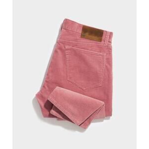 Todd Snyder | Men's Pink Slim Fit 5-pocket Italian Corduroy Pants Jeans 31x30